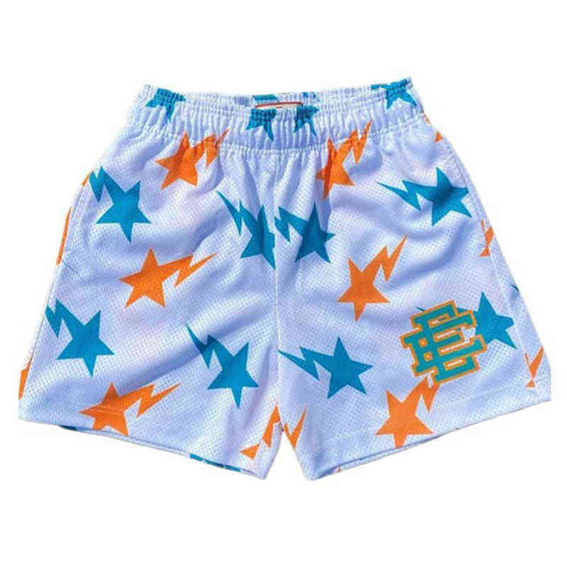 

Summer Men's Fashion Luxury Shorts Eric Emanuel Short Ee Basic Newyork City Skyline Designers Casual Fitness Gym Workout Mesh Breathab Women Loose Sweatpants Nsqy