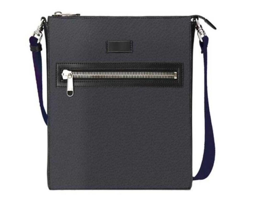 

Men Card Holder Messenger Shoulder Bag Genuine Leather letter flower Crossbody shoulder Bag, 21x23.5x4.5cm, 21cm black