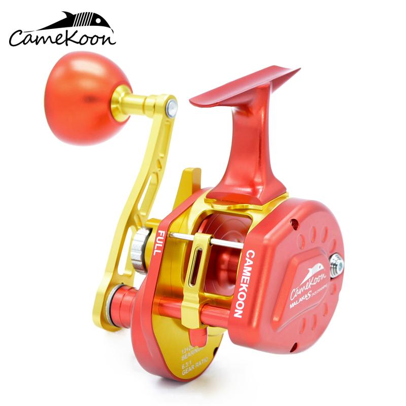 

CAMEKOON MALAKAS Series Underhead Reel 35KG Carbon Fibre Drag Lever Drag Saltwater Jigging Fishing Reel Big Game