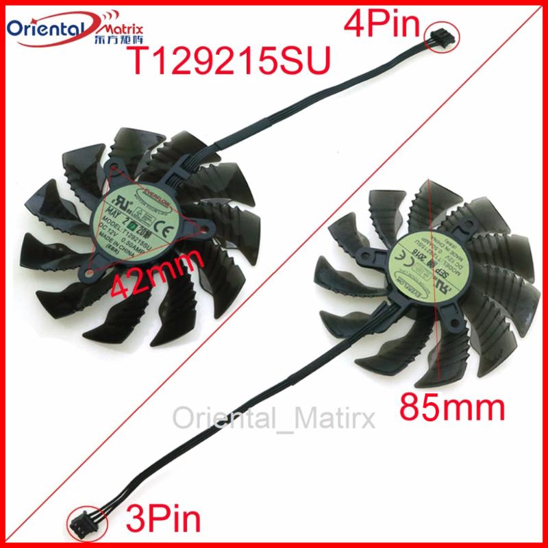 

Free Shipping T129215SU 12V 0.50A 42*42*42mm 85mm VGA Fan For Gigabyte Graphics Card VGA Cooler Cooling Fan