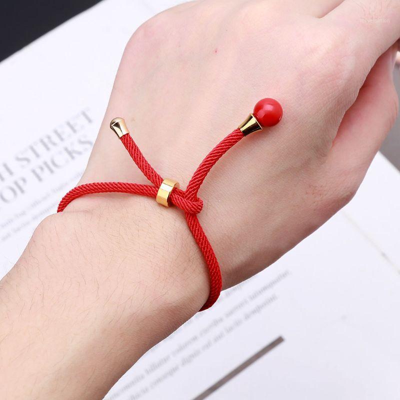 

2Pc Lucky Kabbalah Red String Bracelet Add a Bead Basic Adjustable Bangles Bead Charms Braided and Beaded Jewelry Making1