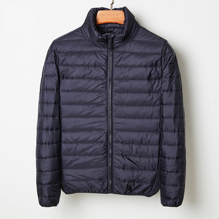 

2021 Brand Men's Cotton Jackets Warm Cold Overcoat for Male Jacket Outer Wear Clothing Garment kg-403, Dark blue