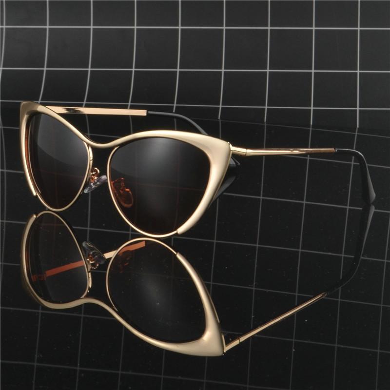 

Cat Metal Frame Sunglasses Women Fashion 2020 New Sun Glasses Womens Design Brand Sunglass Vintage Mirror Eyewear Eyeglasses NX