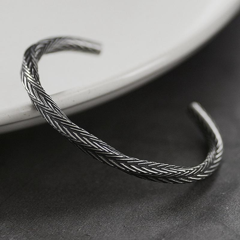 

Nordic Viking Pattern Bangle Bracelets Bangles For Men Pulseras Hombre Titanium Steel Open Bracelet Jewelry