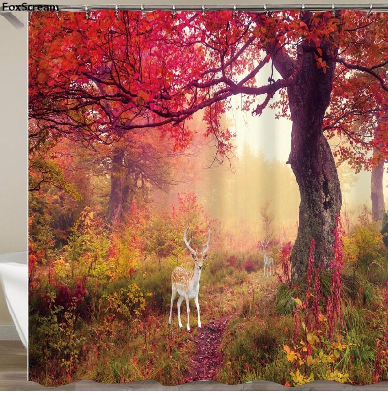 

2020 Scene Version Multi-styles 3D Shower Curtains With hooks Bath Curtain Waterproof Moisture-proof Bathroom Curtains Or Mat1