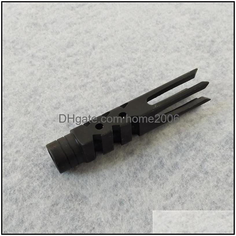 

Fishing Accessories Sports Outdoors 1/2X28 Thread 223/5.56 Black High Quality Steel Competition Muzzle Brake Drop Delivery 2021 Anodm