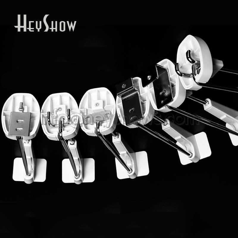 

50x Magnetic Security Display Hook Slatwall Anti Theft Lock Pegboard Stoplock Square Steel Hang Locking Solution For Retail