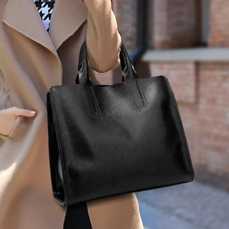 

Women's fashion pure color PU shoulder bag large capacity handbag designer handbag high quality messenger bag, Green