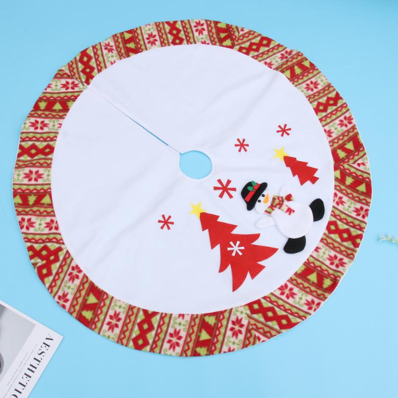 

1pc Xmas Tree Skirt Beautiful Decorative Delicate Tree Apron for Festival