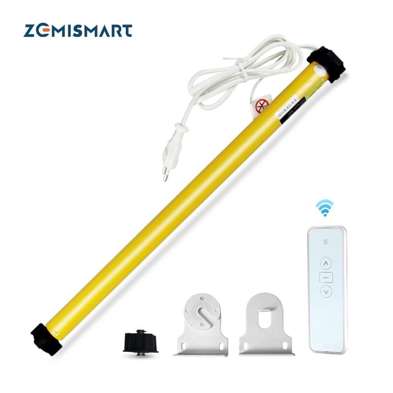 

Smart Home Automatic AC Electric Roller Shutters Curtains Motor RF433 Intelligent Lifting Work with Remote Boardlink Geeklink