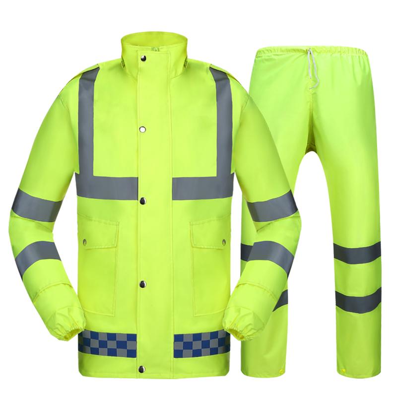 

Waterproof Cycling Raincoat Yellow Bicycle Motorcycle Rain Suit Men Waterproof Fashion Ropa Para Lluvia Raining Coat BA60YY