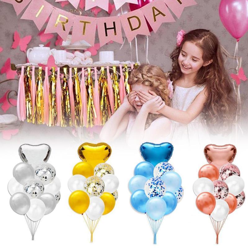 

10Pcs Rose Gold Balloons Helium Confetti Latex Balloon Birthday Decorations Shower Set Party Supplies Favors For Wedding G7E2