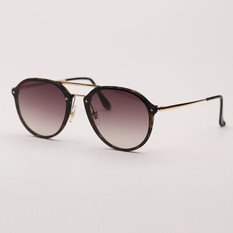 

mens sunglasses blaze double bridge sunglass round new women sun glasses shades with leather case