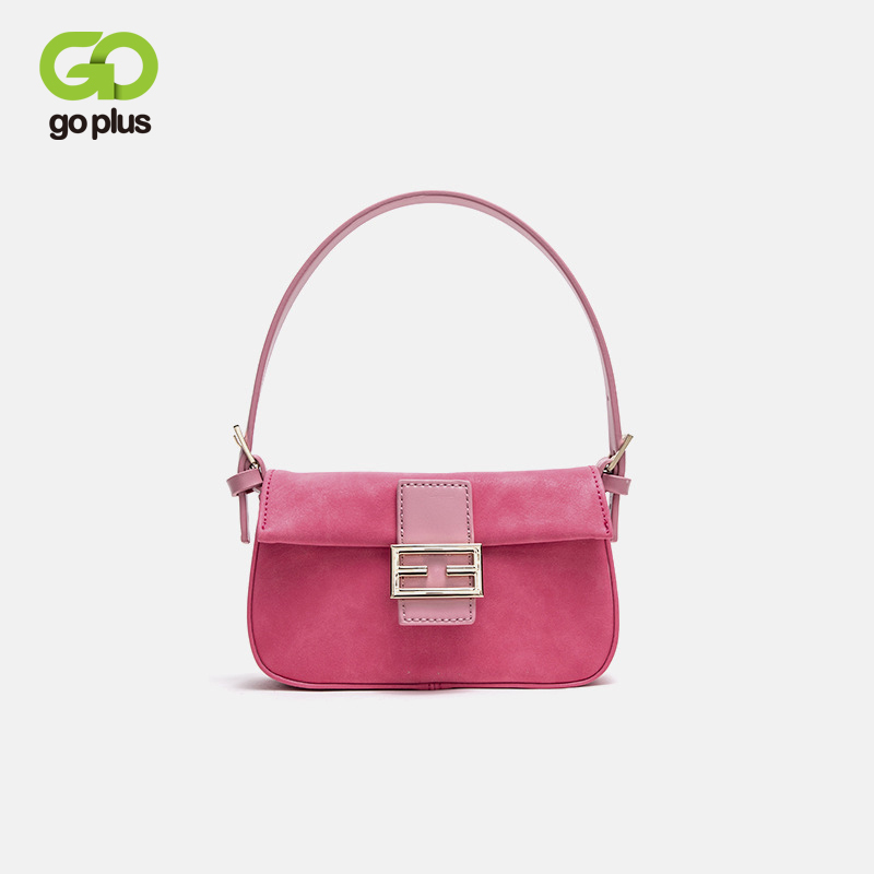 

Goplus Women Baguette Bag 2020 Vintage Mini Shoulder Bags Fashion Handbag Wallet Small Messenger Crossbody Bag Purse Sac Femme C1223, Pink
