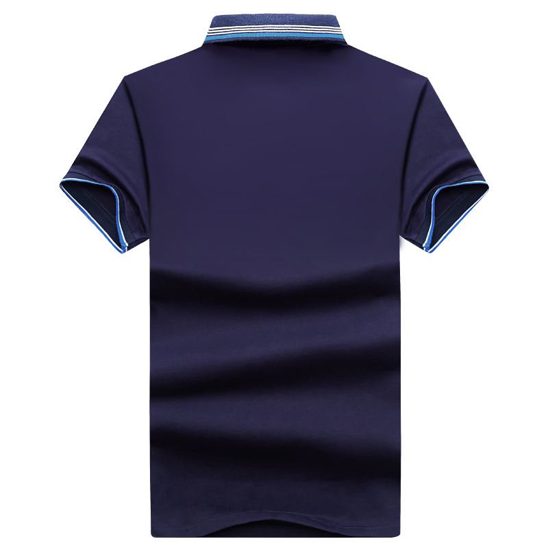 

2021 of the Men Polo Mens Shirts Powder Solid Businessmen Cotton Short Sleeves New Summer Fashion Shirt Homme K51 OAO4, Blue