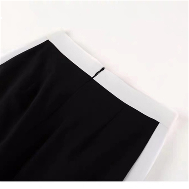 

New Spring/autumn 2021 Side Striped Sports Pants Women's High-waisted Slacks in a Straight Line Black Pants. Sweatpants 1zbx OV55