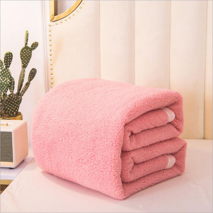 

Double Layer Bedding Sofa Cover Throw Blanket Keep Warm In Winter