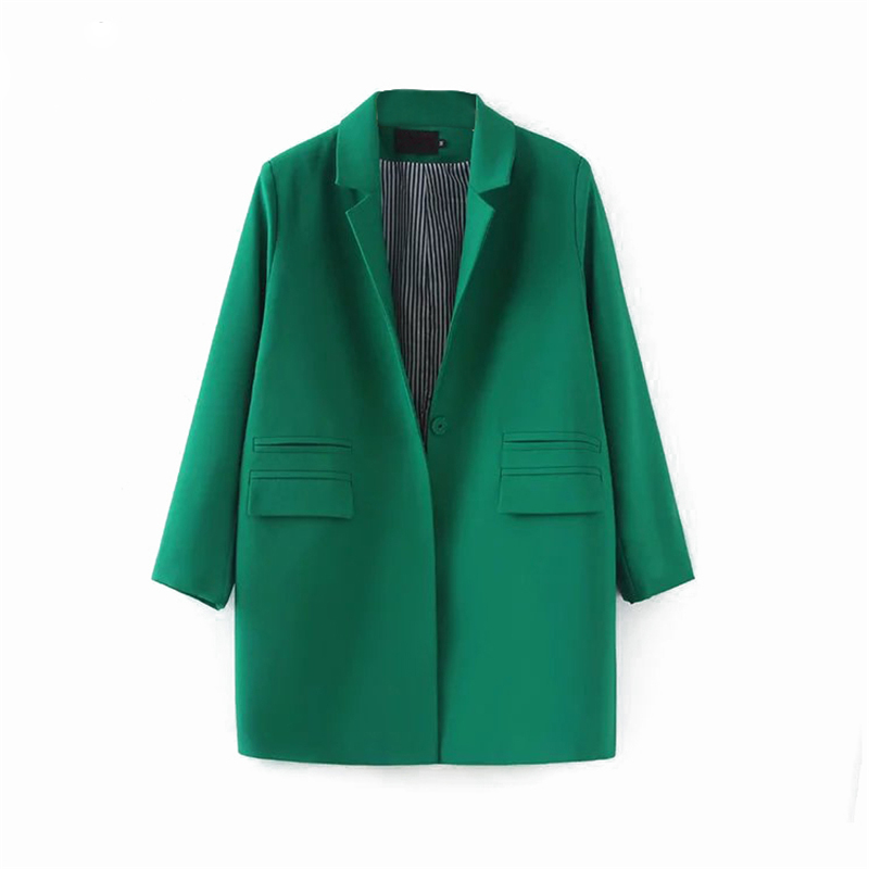 

Autumn women plus size long jacket double pockets long Jacket coat S-XXXL outwears, Black;brown