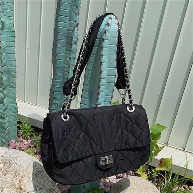 

Women's Bag Autumn 2021 New High-capacity Wandering Chain Bag Rhombus Single Shoulder High Quality Women Purse and Handbags, Black