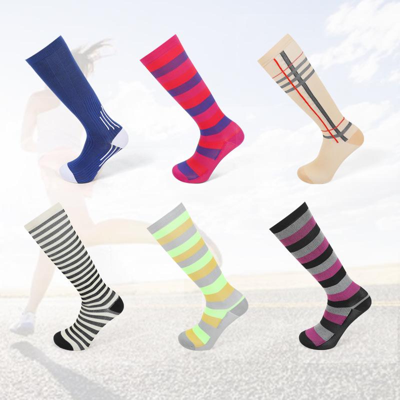 

New men's and women's sports socks in autumn and winter, Beige