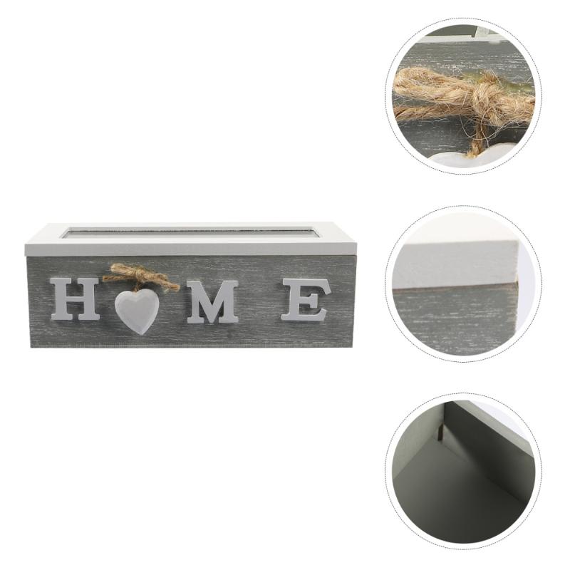 

1pc Vintage Old Wooden Box Storage Container Jewelry Storage Box Home Decor