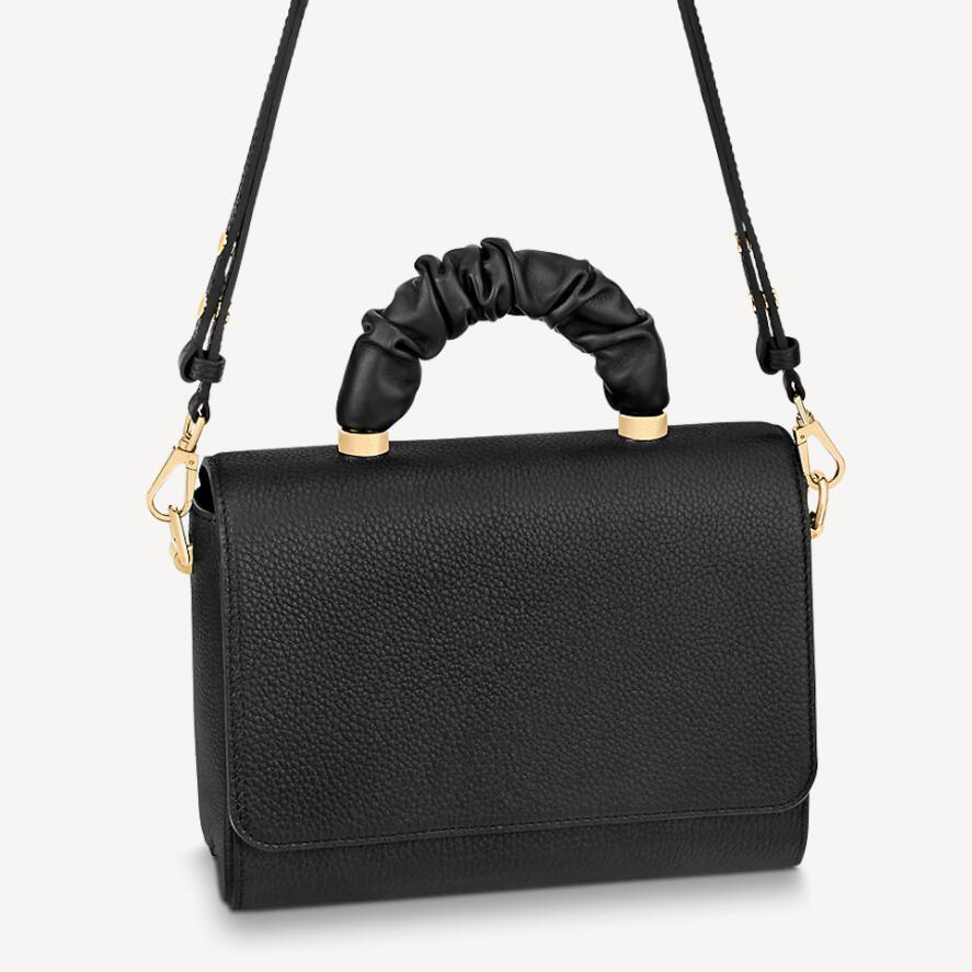 

Fashion Ladies Shoulder Bag Trend Womens Tomens Bag Classic Metal Logo Lock Design High Quality Handbag, Dust bag