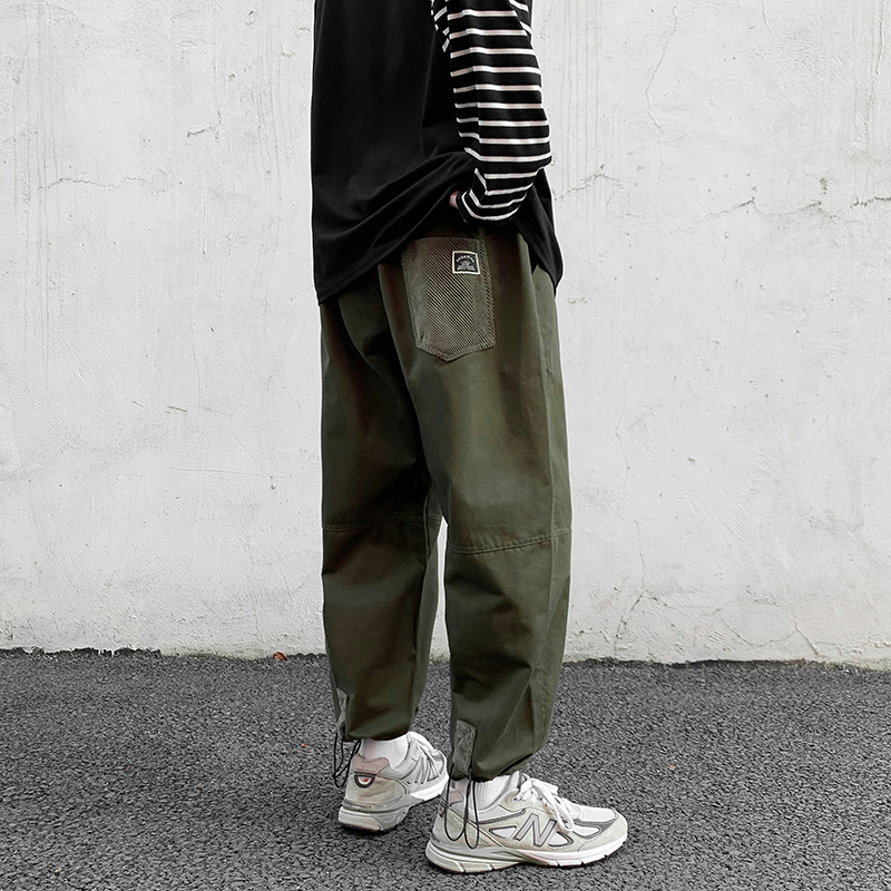 

2021 New Spring Black Autumn Green Fashionable Runners Sweatpants Male Sweat Pants GW4T, K577 3