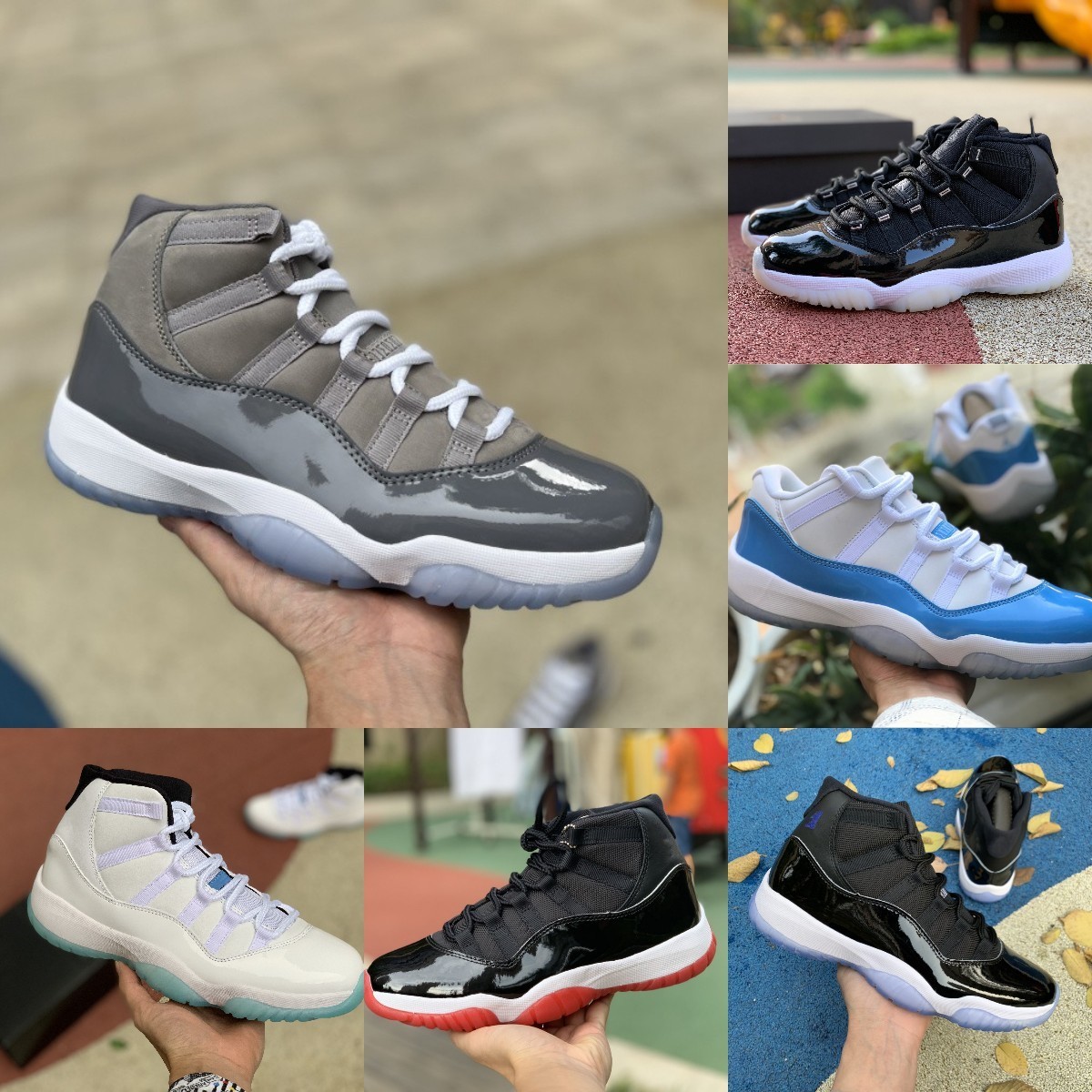 

COOL GREY Jubilee Bred 11 11s High Basketball Shoes Jumpman Legend Blue 25th Anniversary Space Jam Gamma Blue Easter Concord 45 Low Designer Trainer Sneakers Brand, Please contact us