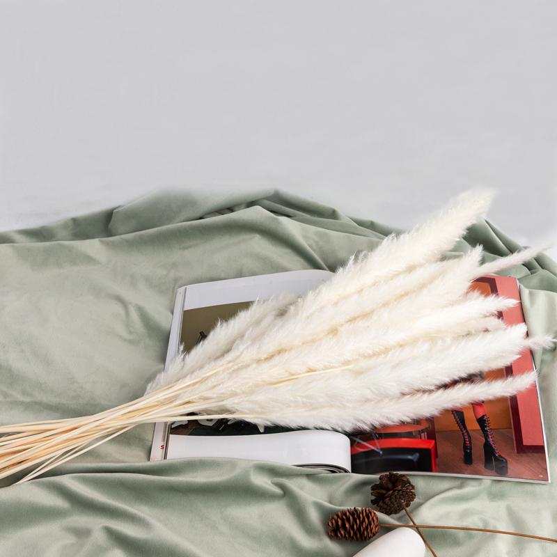 

Decorative Flowers & Wreaths Dekoration Pampas Grass Phragmites Artificial Plants Wedding Flower Bunch For Home Boho Decor Small Reed Party