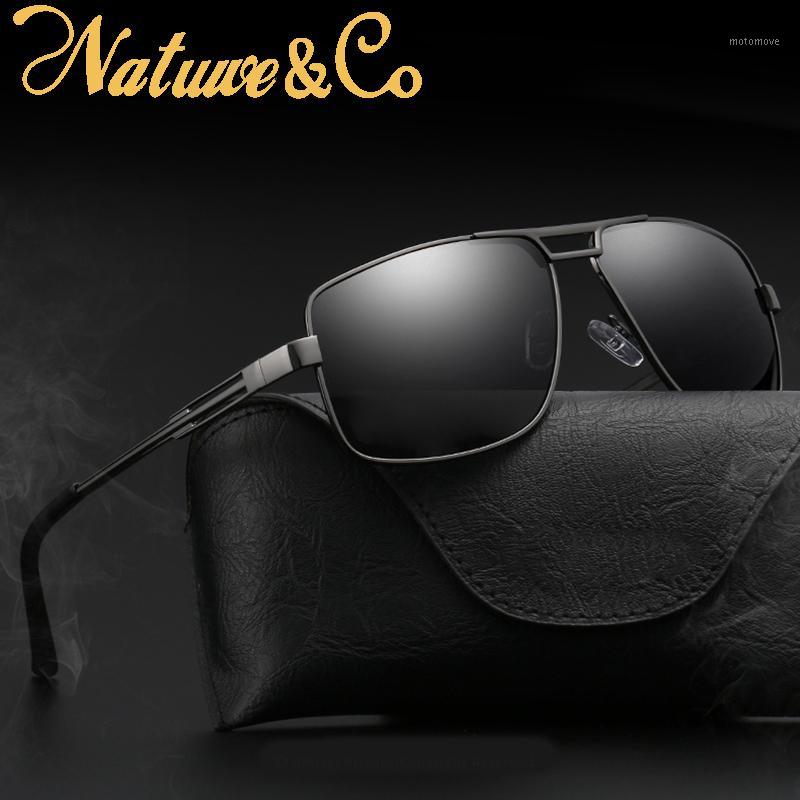 

Natuwe&Co 2020 Classic Rectangle Polarized Sunglasses Women Men UV400 Glasses Vintage Frames 09451