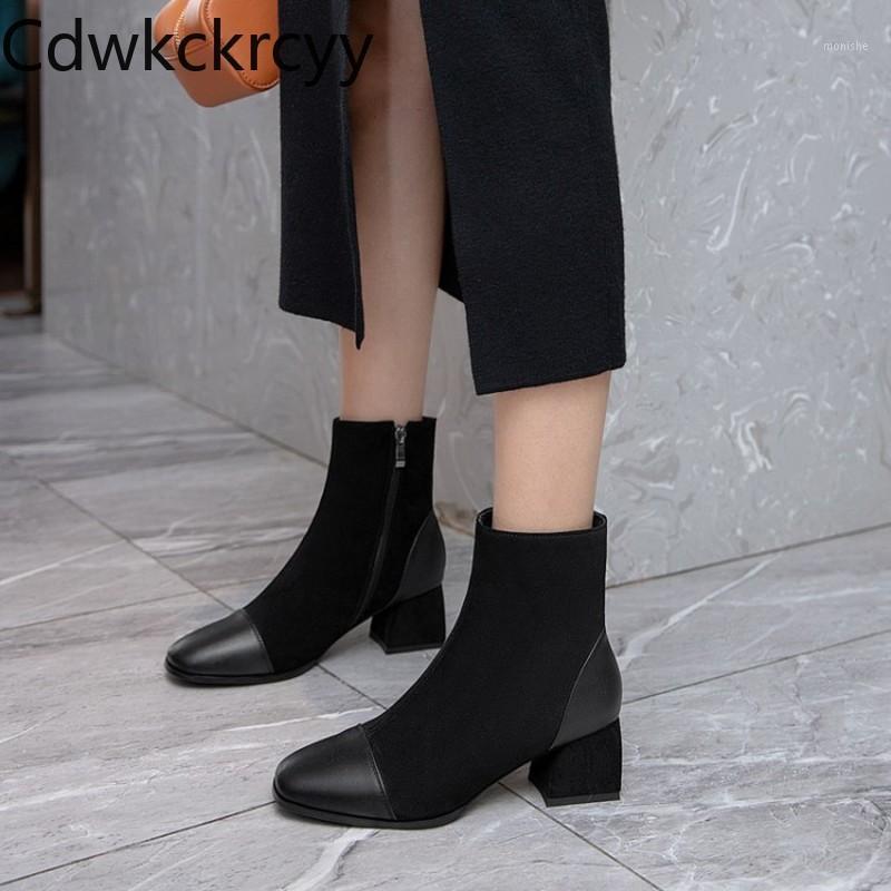 

winter The New fashion Simplicity Suede Side zipper boots black Sexy banquet High heels Women boots size 34-431