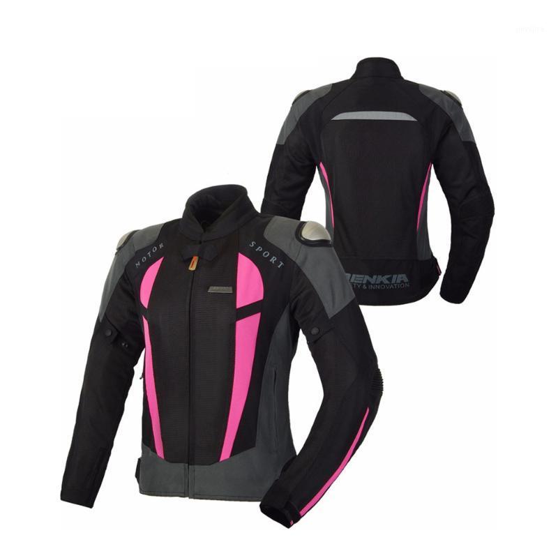 

Summer Motorcycle Jacket Women Motorbike Mesh Jacket Armor Breathable Textile Cruiser Riding Moto Clothing1