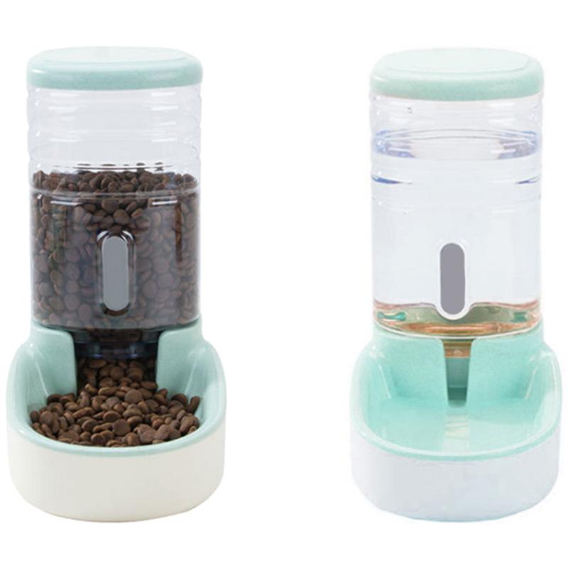 

LIXF 3.8L Pet Dogs Feeder Automatic Pet Feeder Large Capacity Water Dispenser for Cat Big Dog Drinker Animal Drinking Bowl-Pink