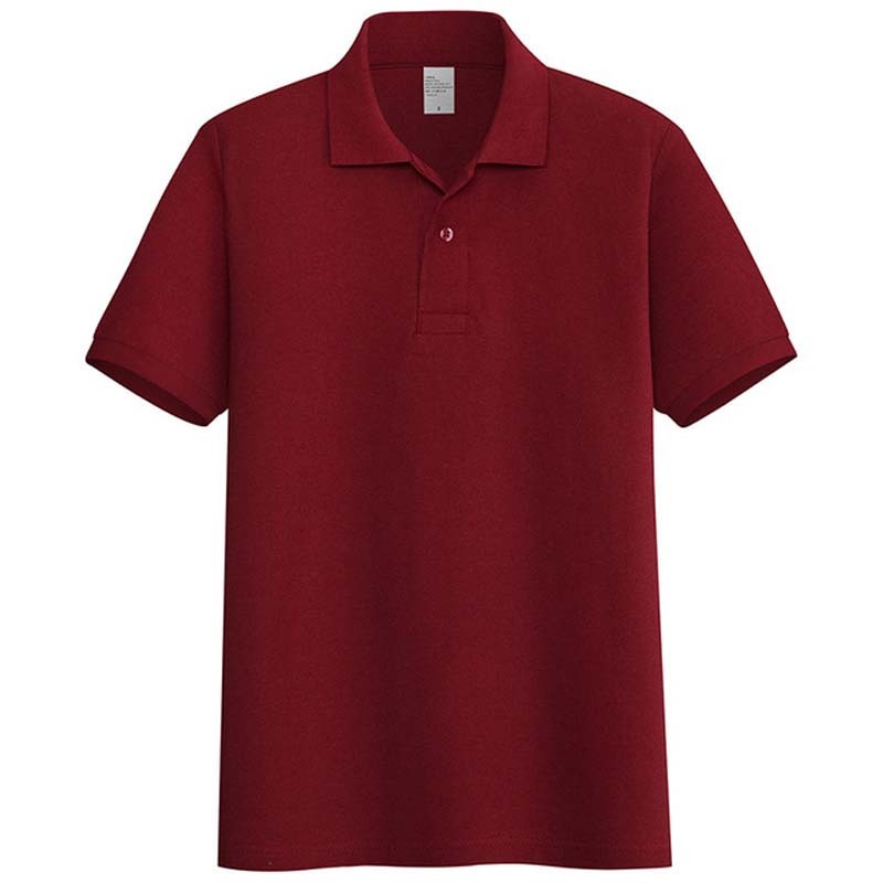 

2021 New Business Office Brand Polo Shirt Men's Clothing Solid Color Casual Quick Dry Lecf, 1polo-huang