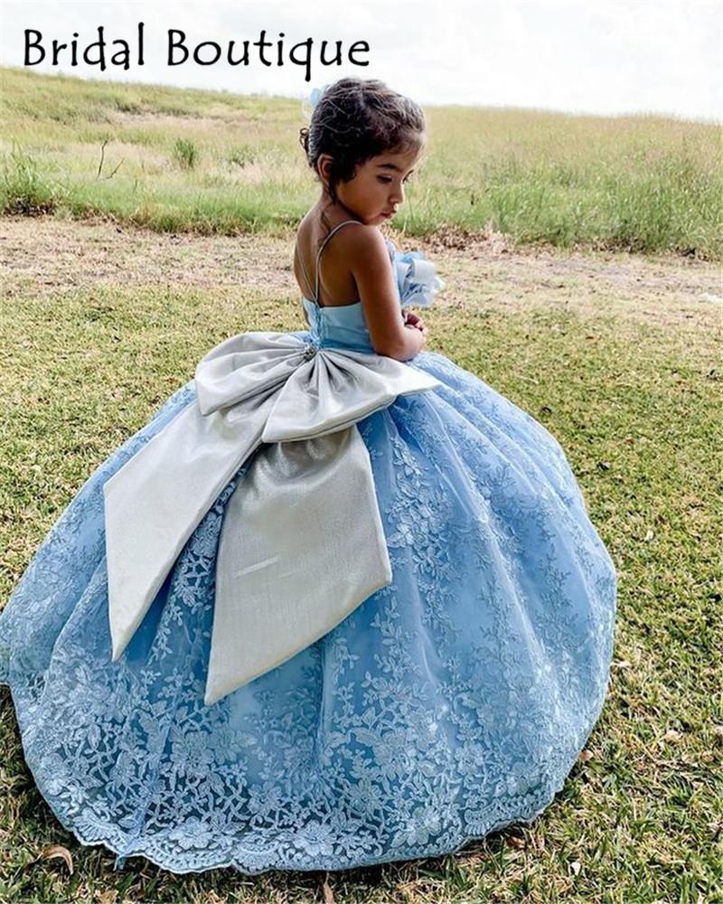 

Ball Gown Lace Children Princess Dress Beauty Pageant Dress Puffy Flower Girl Birthday Photography, Black