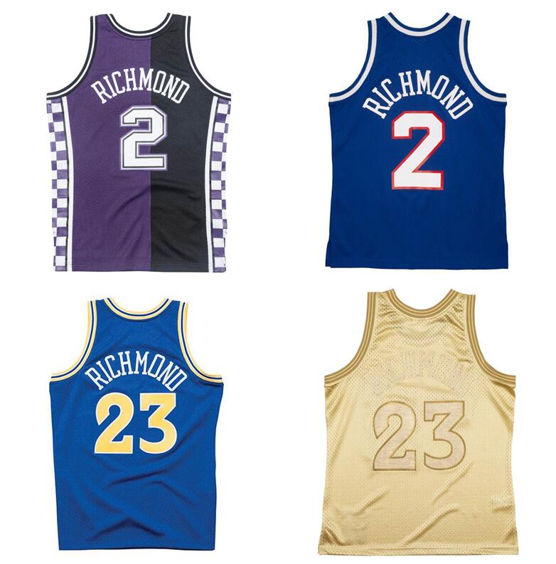 

Stitched classic retro jersey Mitch Richmond Mitchell and Ness 1990-91 92-93 94-95 Basketball jerseys Men women youth S-6XL, Stitched jersey