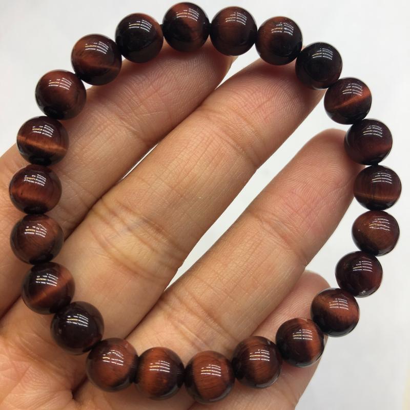 

Natural Red Tiger Eye Bracelet Crystal Healing Stone