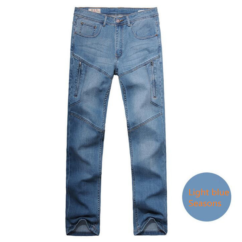 

2021 New Man Skateboards of in Denim Straight Men Clothes Bottoms Long Pants 28-48 Jchd, Dark blue