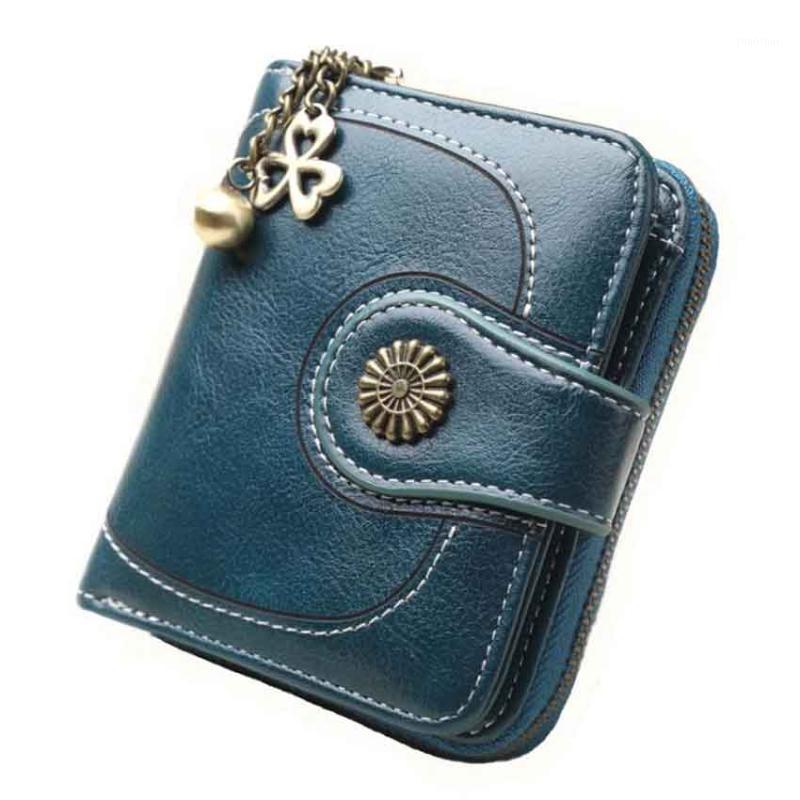 

Wholesale Female Wallet Women Card Holder Clutch Leather Retro Small Zipper Lady Purse Woman Wallets 120PCS/lot1, Beige
