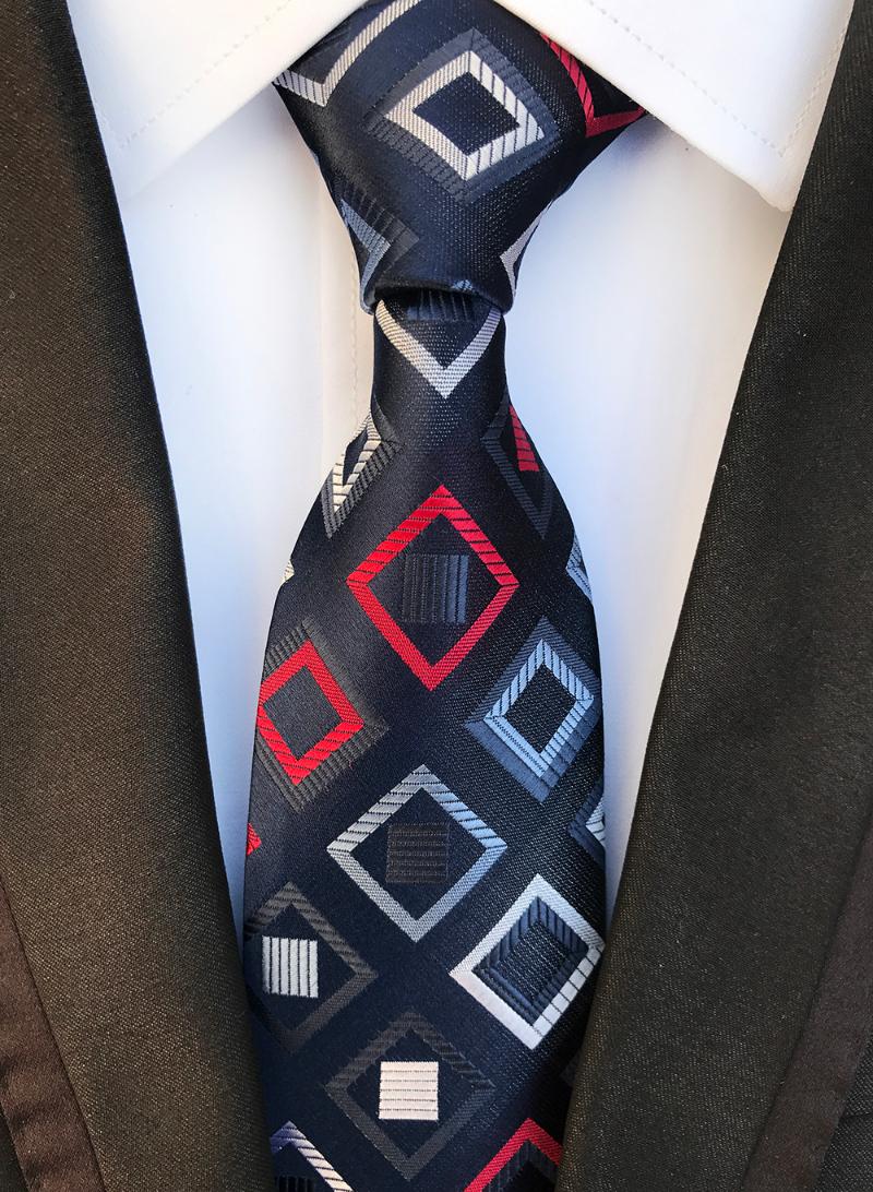 

Bow Ties Top Fashion Men Plaids Tie Designer Geometric Grids Necktie Cravate For Wedding