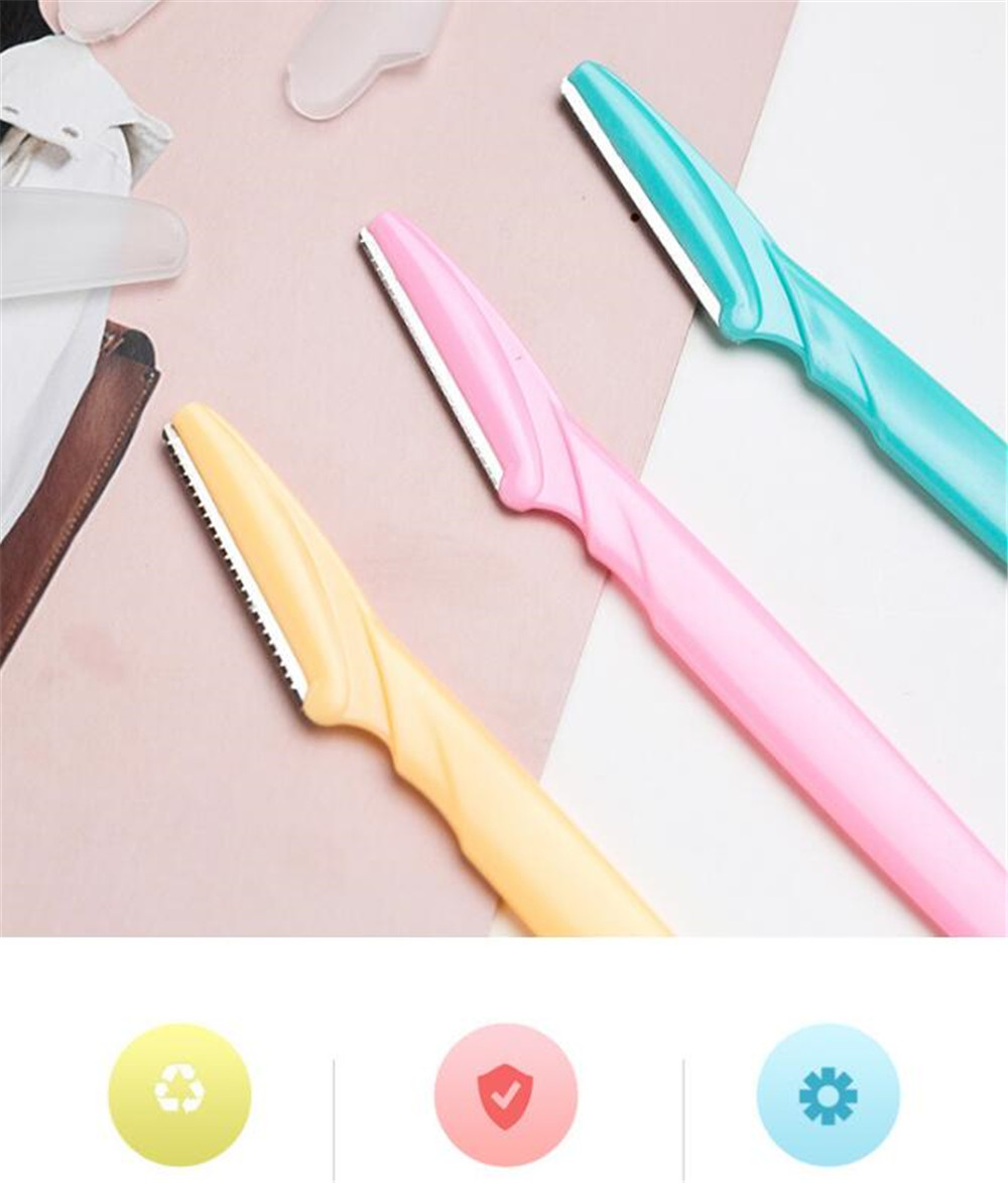 

Professional eyebrow Trimmer Safe Blade Shaping Knife Eyebrow Blades Face Hair Removal Scraper Shaver Makeup Beauty Tools