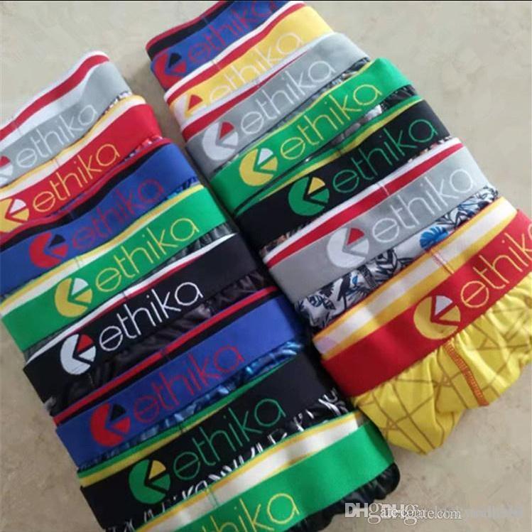 

Designer Mens Ethika Underwear Boxer Premium Cotton Boxers Men Underwear Sexy Breathable Underpants Cuecas Masculina Beach Boxers Calzoncil7, Maxied color