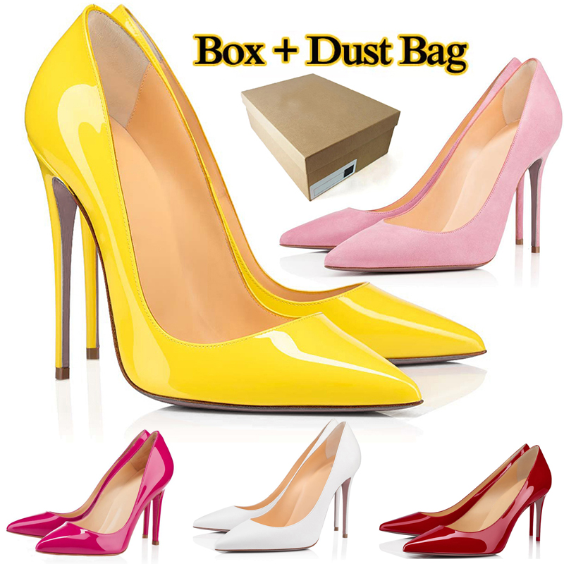 

Women Top Quality Dress Shoes Red Bottom High-heeled Luxurys Designers Shoe 8cm 10cm 12cm Heels Black Golden Gold Wedding Bottoms 36-44, 1 #22 110