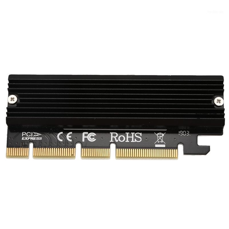 

M.2 Nvme Ssd Ngff To Pcie 3.0 X16 Adapter M Key Interface Card+Heatsink Support Pci Express 3.0 X4 2230-2280 Size M.2 Full Spe1
