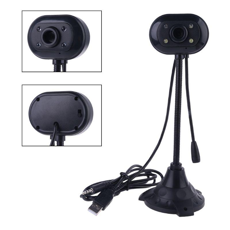 

High Definition USB Video Camera Desktop Computer Laptop Digital Camera with Mic K43B
