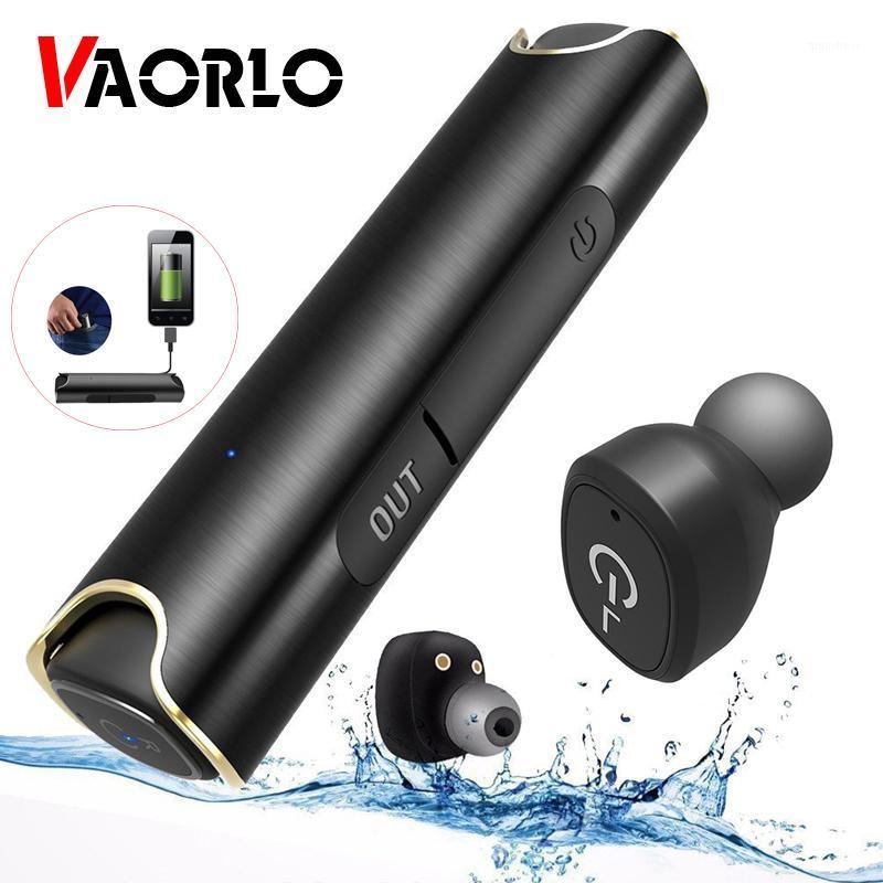 

VAORLO S2 TWS Bluetooth Earphones Mini Stereo True Wireless Earbuds Noise Cancel IPX7 Waterproof Sport Headset For Smart Phones1, Red