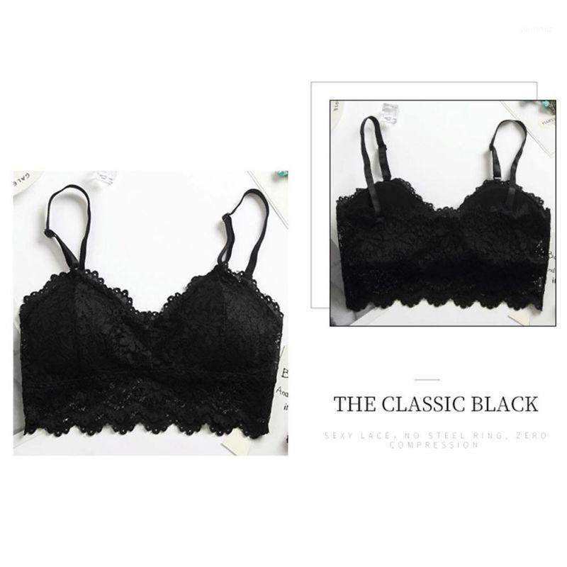 

Women Underwear Sport Bra Fitness Black Women's Wireless Beautiful Back Lace Bra Soft Brassiere Underwear Lingerie Intimates1