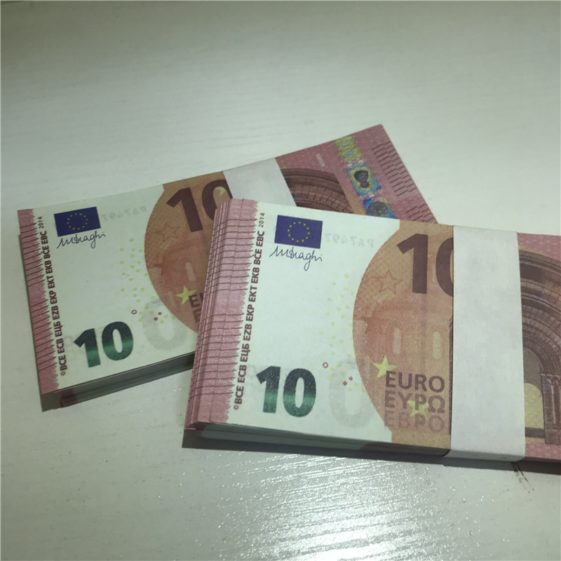 

High-quality unmarked euro banknote copy banknote props simulation 20 50 euro money real fake banknote props e12