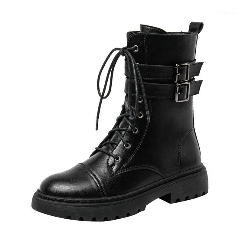 

Microfiber Platform Shoes Women's Autumn Boots Woman 2020 Ankle Boots For Women Shoes Zipper Round Toe Woman Booties Breathable1, Black