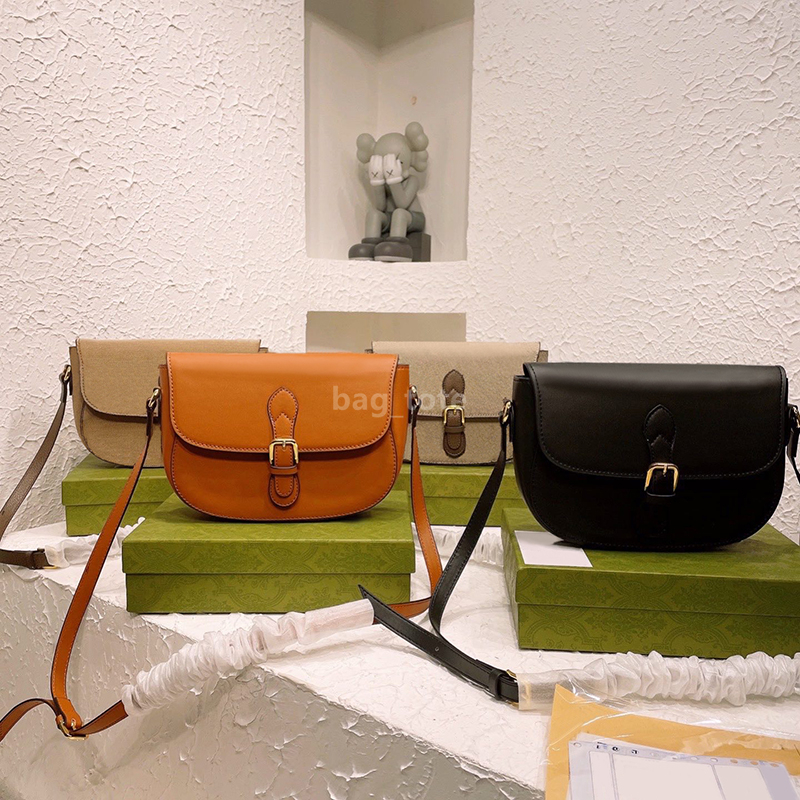 

Fashion Women Designer Saddle Bag black High Quality Double G Shoulder Bags For Men Luxury Ladies Crossbody Bags Solid Colors, Extra cost ship nothing